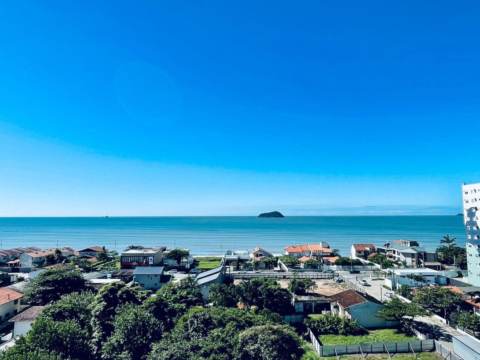 10° Andar, Vista Linda! 200M Praia, 15Km Parque Piçarras Kültér fotó